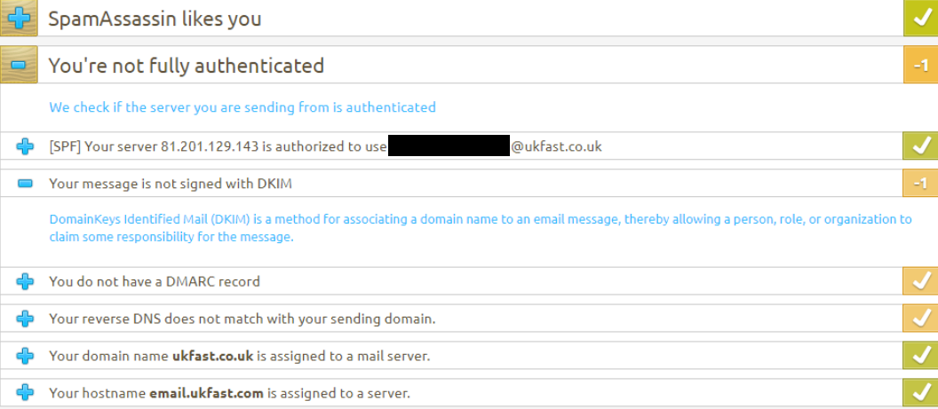 Mail tester 4