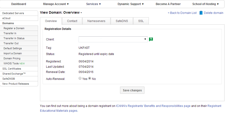 domain auto-renew 1