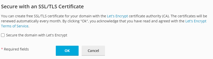 plesk secure