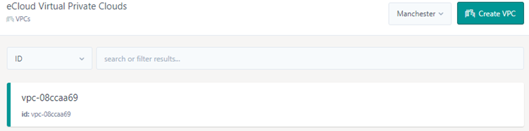 list view card example