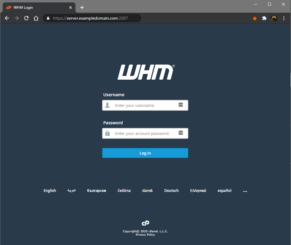 WHM Successful SSL
