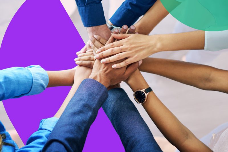 hands together-team work-social value