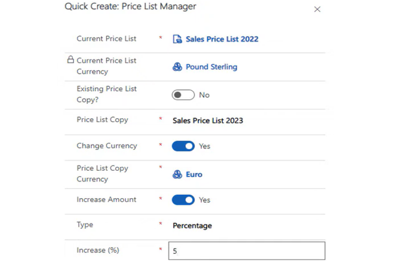 Price List Manager